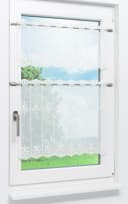 Plauener Spitze® Scheibengardine Windrose Transparent Bild 5