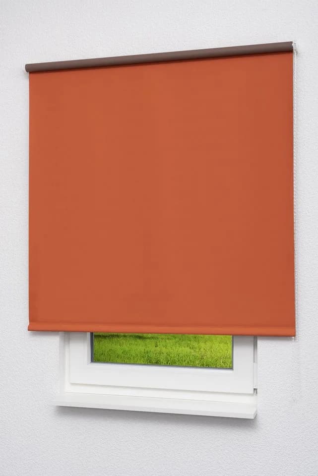 LYSEL® Verdunklungsrollo Rostorange 175x102,5 cm - Bild 2
