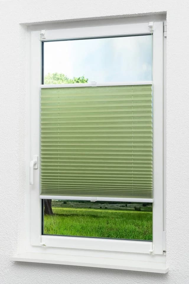 LYSEL® Plissee Klemmen Grasgrün blickdicht - Bild 2