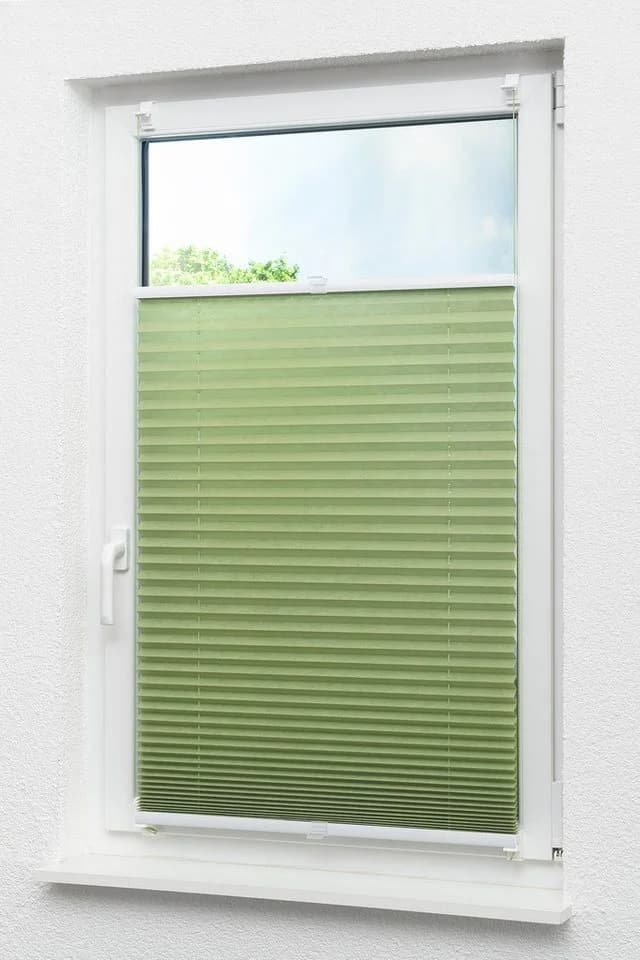 LYSEL® Plissee Klemmen Grasgrün blickdicht - Bild 5