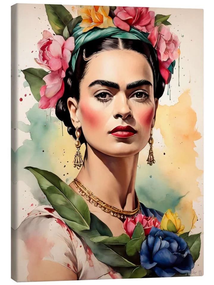 Posterlounge Leinwandbild Frida Kahlo im Sonnenlicht - Bild 2