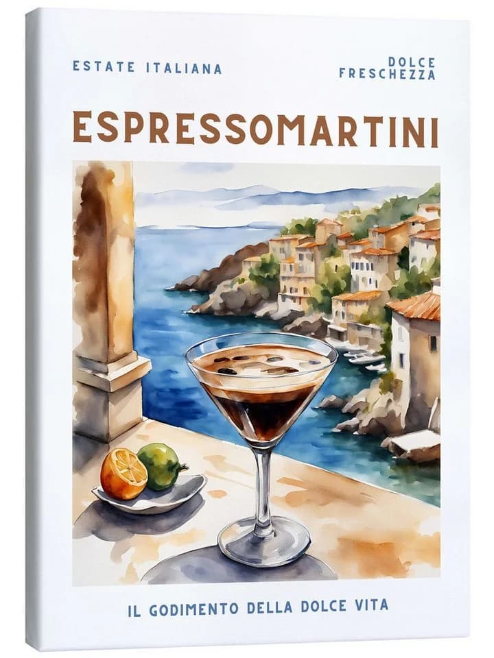 Posterlounge Wandbild Espresso Martini - Estate Italiana, Ohkimiko - Bild 2