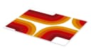 Posterlounge Wandbild Retro Bow Mandy Reinmuth Poster Orange Bild 1