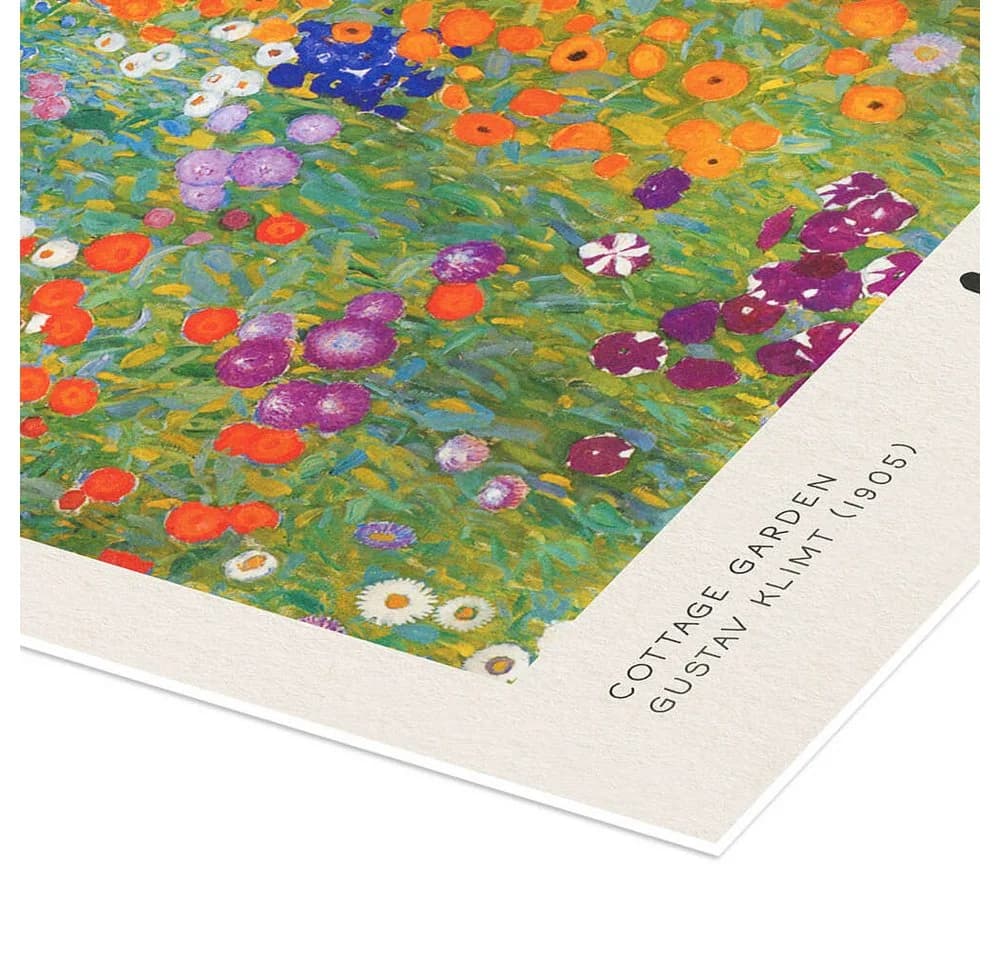Posterlounge Poster Bauerngarten Gustav Klimt Grün Kunstdruck - Bild 3