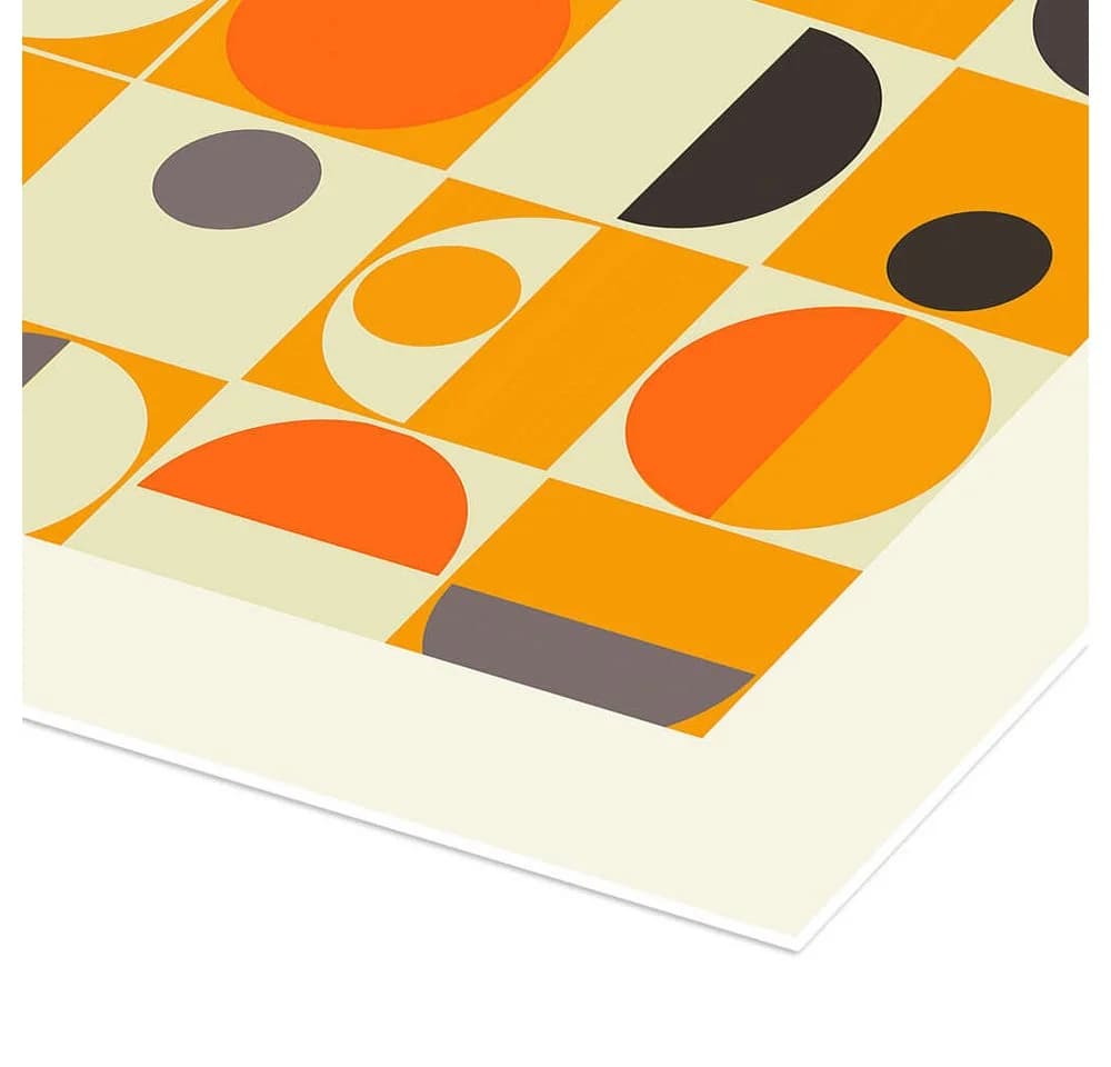 Posterlounge Wandbild Bauhaus Panton Orange Mandy Reinmuth - Bild 3