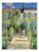 Posterlounge Wandbild Garten in Vétheuil, Claude Monet, Poster Bild 2