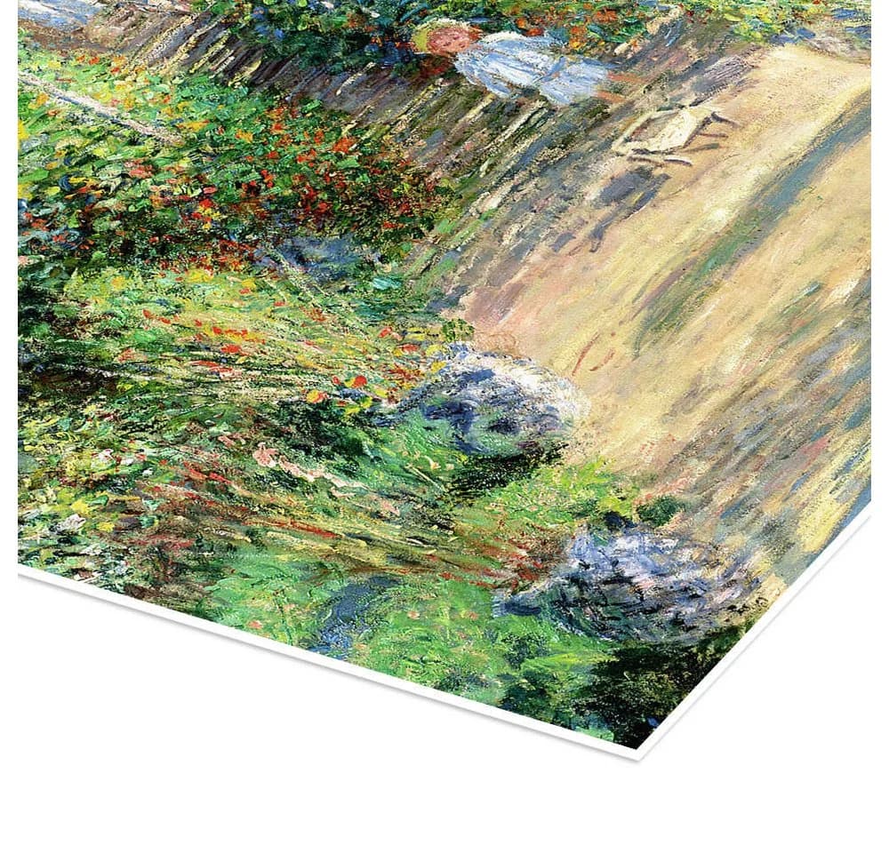 Posterlounge Wandbild Garten in Vétheuil, Claude Monet, Poster - Bild 3