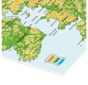Posterlounge Wandbild Topografische Karte Großbritannien & Irland Bild 3