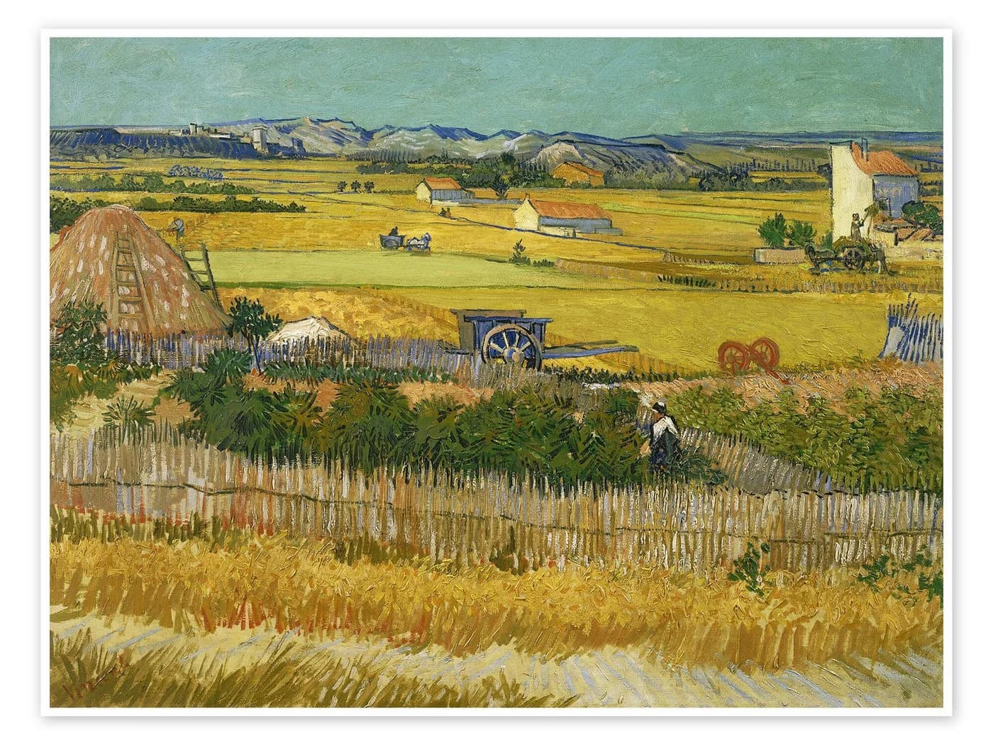 Posterlounge Wandbild Die Ernte 1888 Vincent van Gogh Poster - Bild 2