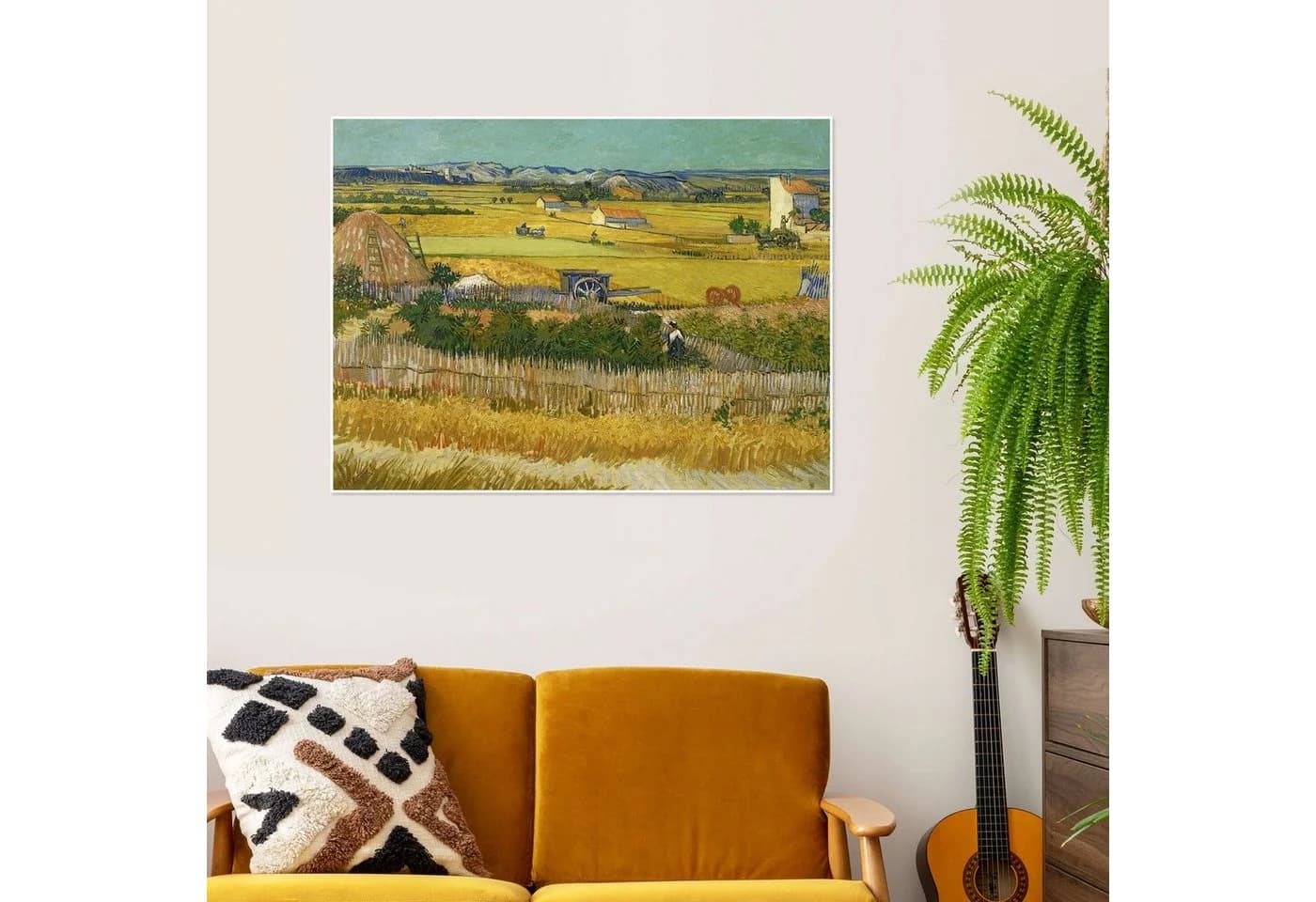 Posterlounge Wandbild Die Ernte 1888 Vincent van Gogh Poster - Bild 4