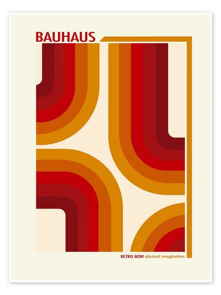 Posterlounge Wandbild Bauhaus - Retro Bow, Mandy Reinmuth - Bild 2