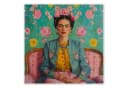 Posterlounge Wandbild Frida Kahlo auf dem Sofa DejaReve Bild 2