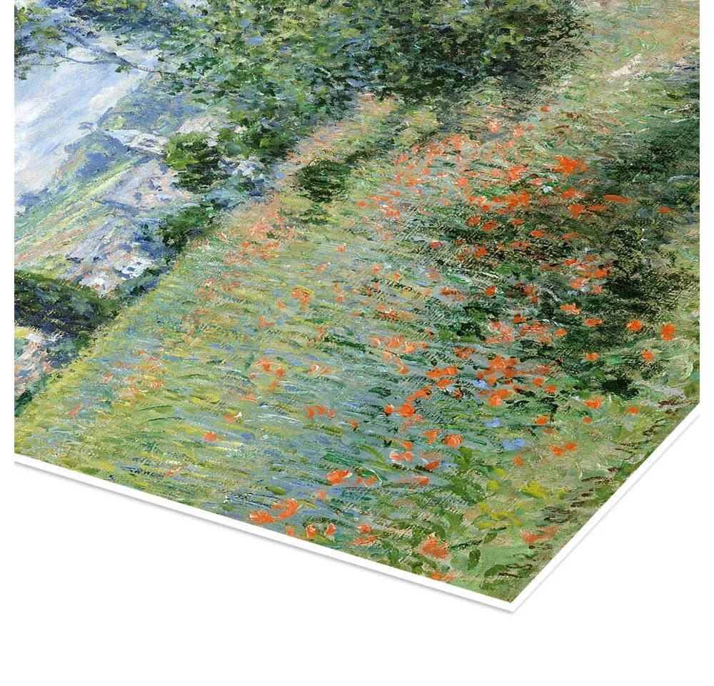Posterlounge Wandbild Weg durch die Mohnblumen Claude Monet - Bild 3