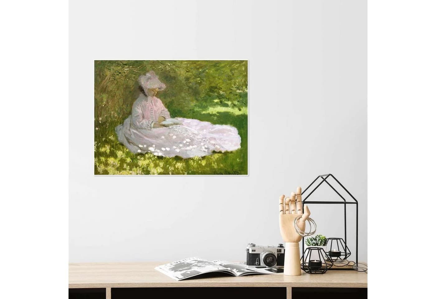Posterlounge Wandbild Die Leserin Claude Monet Kunstposter - Bild 4