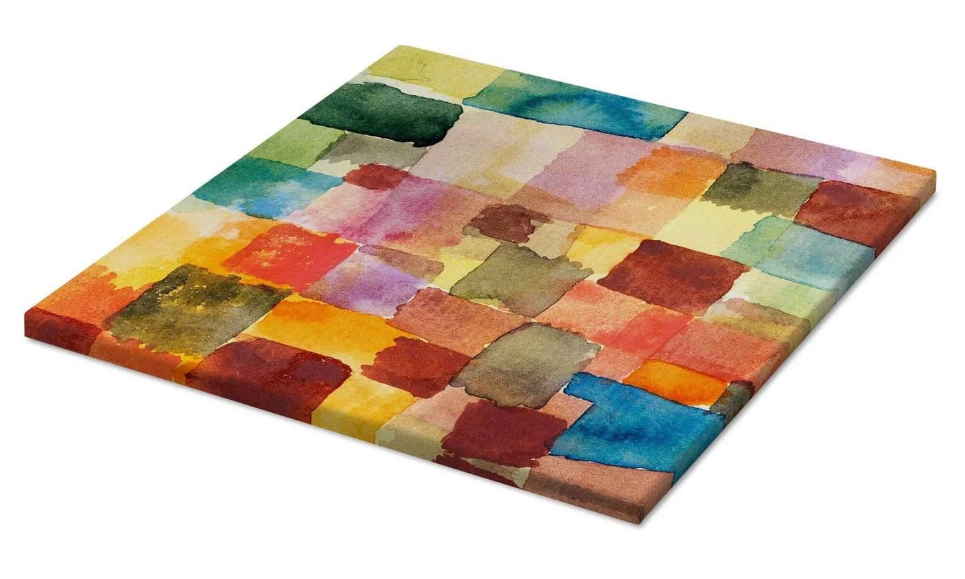Posterlounge Leinwandbild Ohne Titel 1914 Paul Klee Bunt
