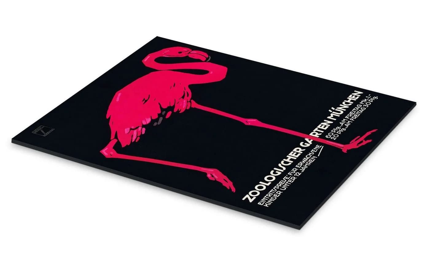 Posterlounge Acrylglasbild Zoologischer Garten München Ludwig Hohlwein