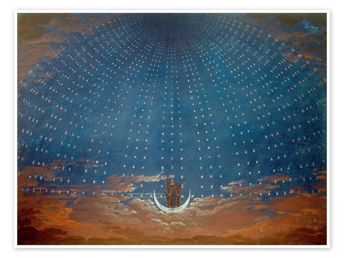 Posterlounge Wandbild Palast der Königin der Nacht, Zauberflöte, Schinkel - Bild 2