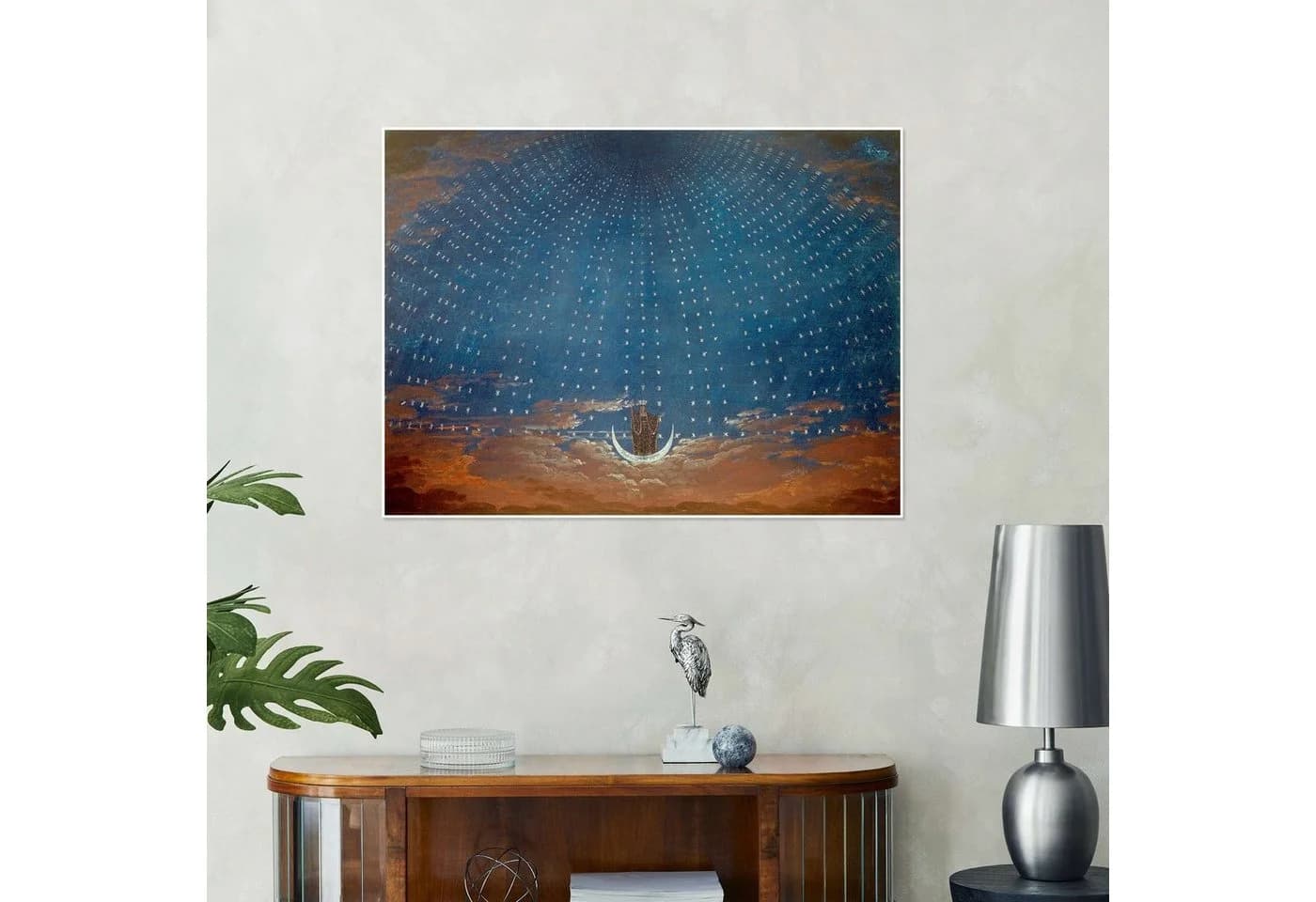 Posterlounge Wandbild Palast der Königin der Nacht, Zauberflöte, Schinkel - Bild 4
