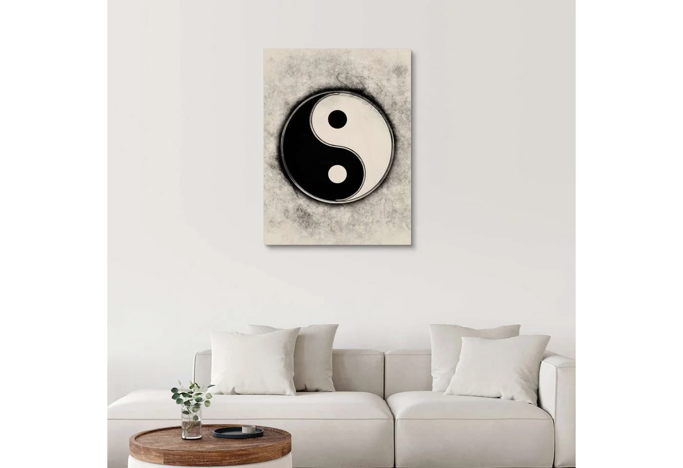 Posterlounge Wandbild Yin und Yang Holzbild - Bild 5