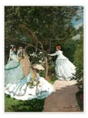 Posterlounge Wandbild Frauen im Garten Claude Monet Poster Bild 2