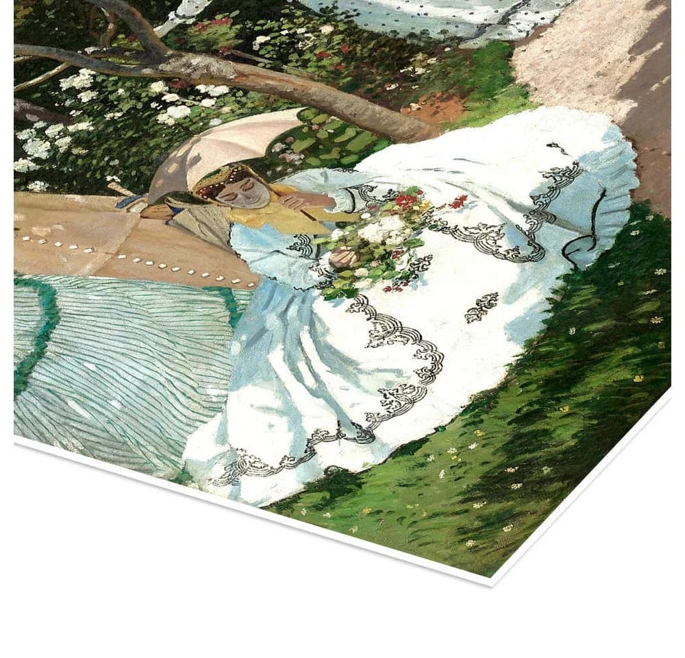 Posterlounge Wandbild Frauen im Garten Claude Monet Poster - Bild 3