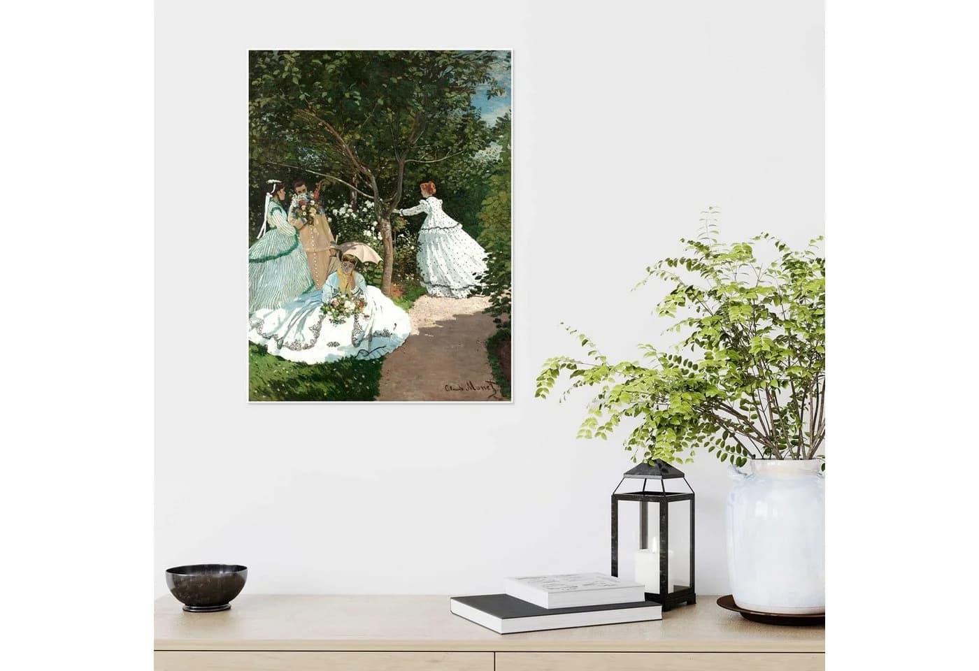 Posterlounge Wandbild Frauen im Garten Claude Monet Poster - Bild 4