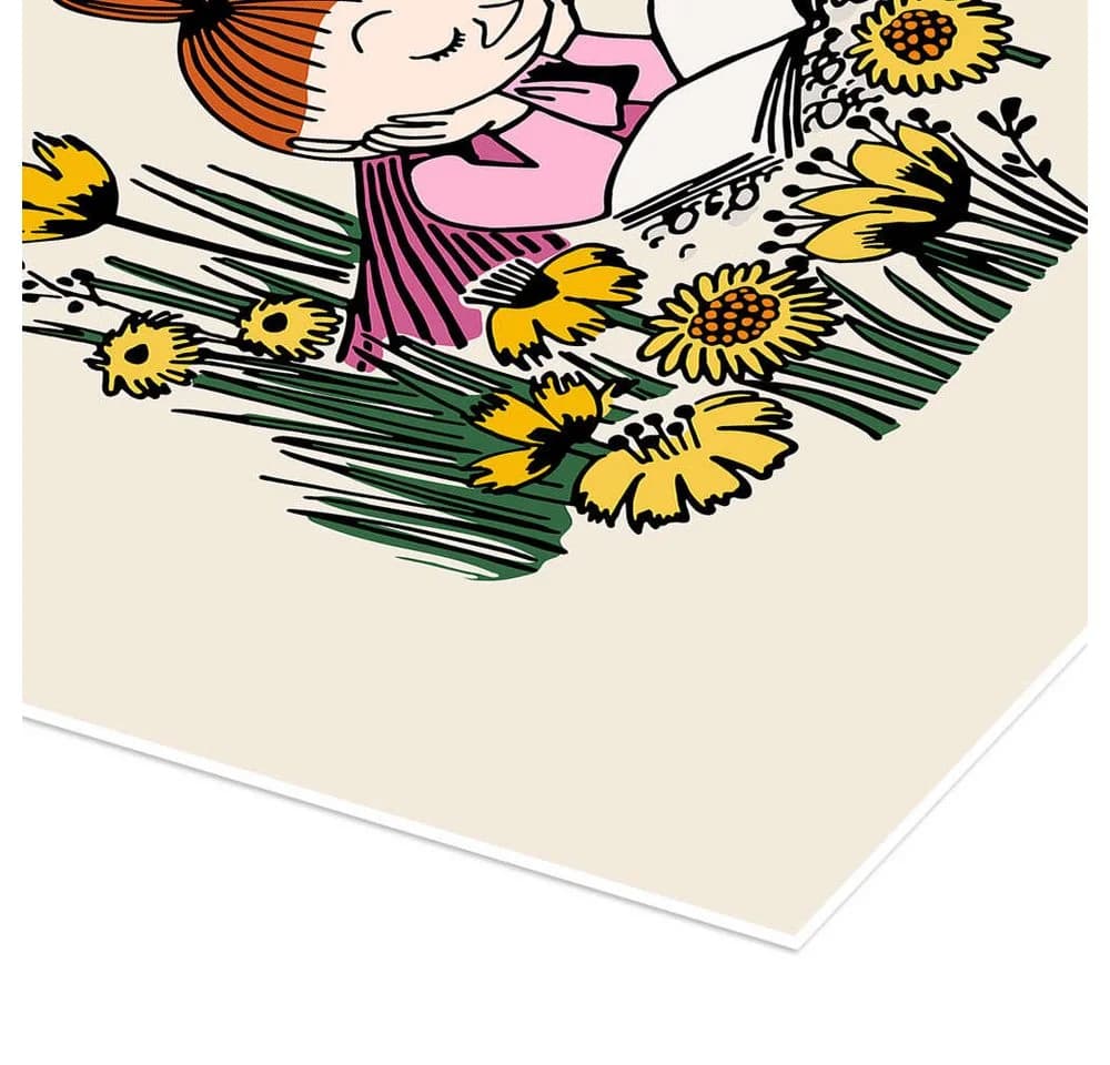 Posterlounge Wandbild Moomin Poster Beige Kunstdruck - Bild 3