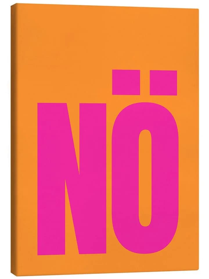 Posterlounge Leinwandbild NÖ Orange von Ohkimiko - Bild 2