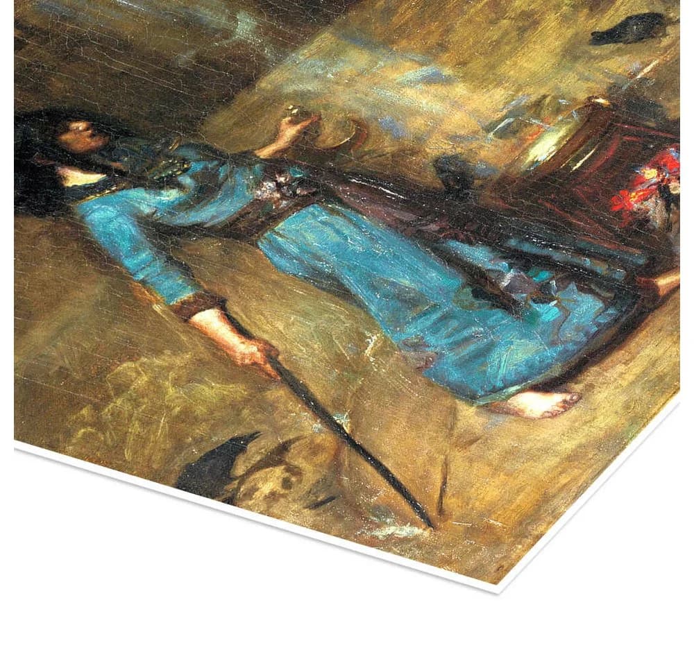 Posterlounge Wandbild Der magische Zirkel John William Waterhouse Poster - Bild 3
