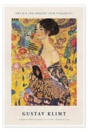 Posterlounge Poster Gustav Klimt Art is a Line around Your Thoughts Gold Bild 2
