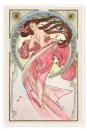Posterlounge Wandbild Die Vier Künste - Tanz Alfons Mucha Poster Bild 2