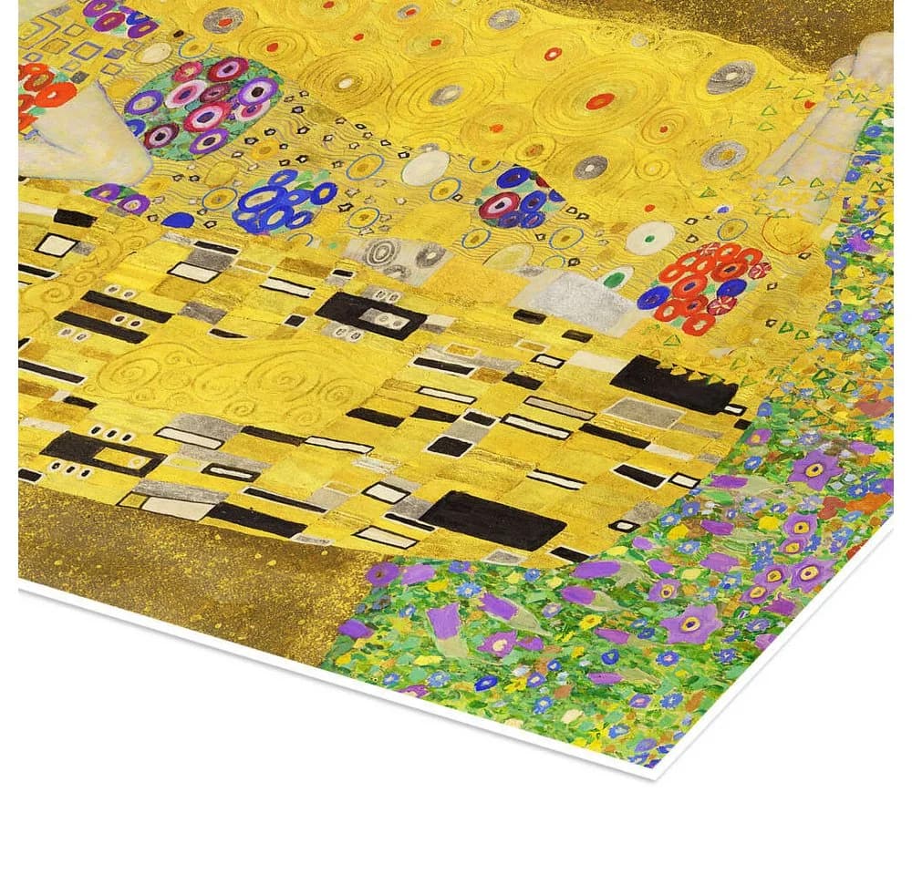Posterlounge Wandbild Der Kuss (Detail) Gustav Klimt Poster - Bild 3