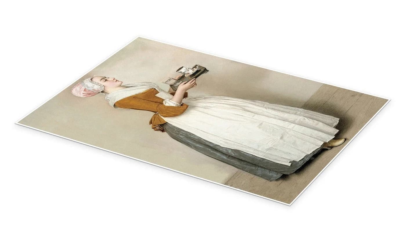 Posterlounge Wandbild Das Schokoladenmädchen Jean Etienne Liotard Poster