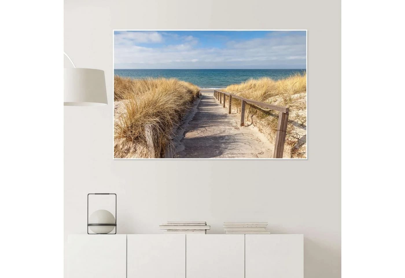Posterlounge Wandbild Weg zum Strand an der Ostsee Poster - Bild 4