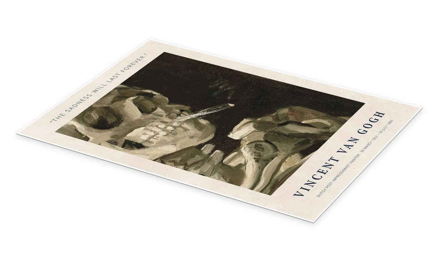 Posterlounge Wandbild The Sadness Will Last Forever Vincent van Gogh Poster