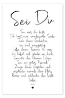 Posterlounge Wandbild Sei Du - ein Gedicht, Ohkimiko Bild 2