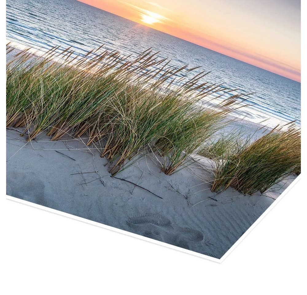 Posterlounge Wandbild Ein Abend an der Nordseeküste Poster - Bild 3