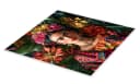 Posterlounge Wandbild Frida Kahlo Floral Bunt Kunstdruck Bild 1