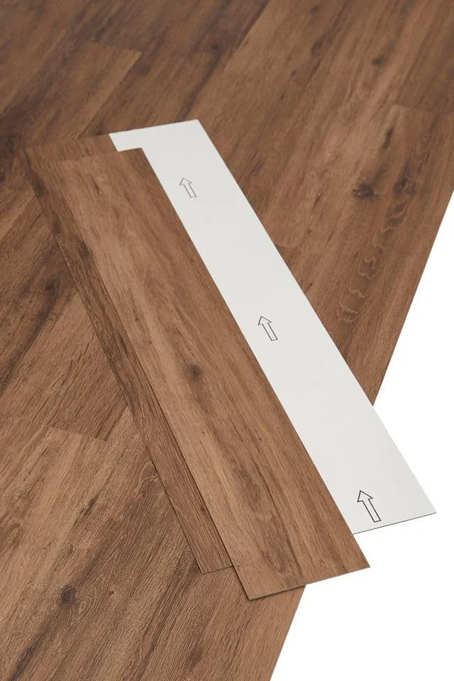 misento Vinylboden selbstklebend Holzoptik Eiche Dunkel PVC - Bild 2