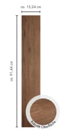 misento Vinylboden selbstklebend Holzoptik Eiche Dunkel PVC Bild 3
