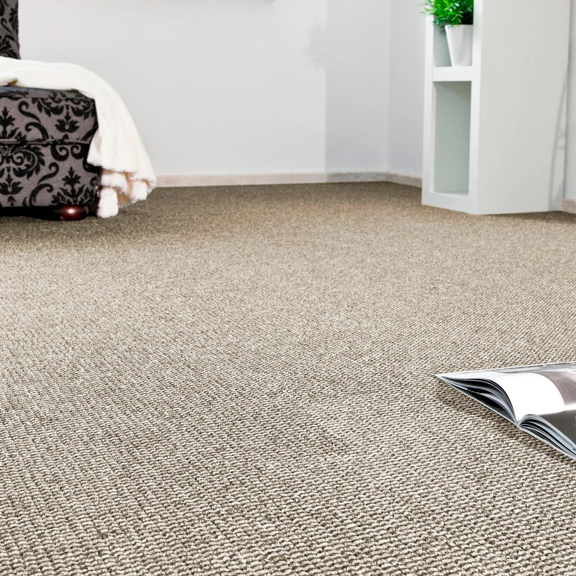 ANDIAMO Patras Strukturschlingenteppich Beige