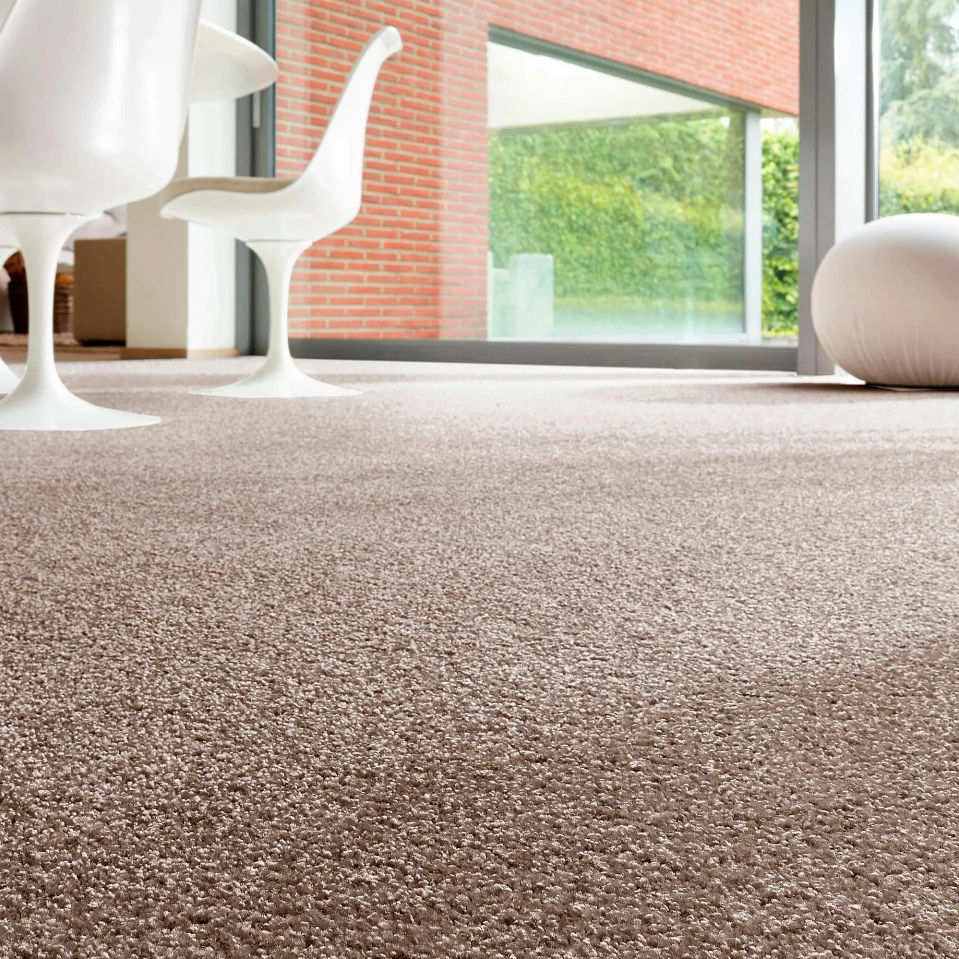 ANDIAMO Teppichboden Rubinoy Braun Schlinge Luxusklasse LC2