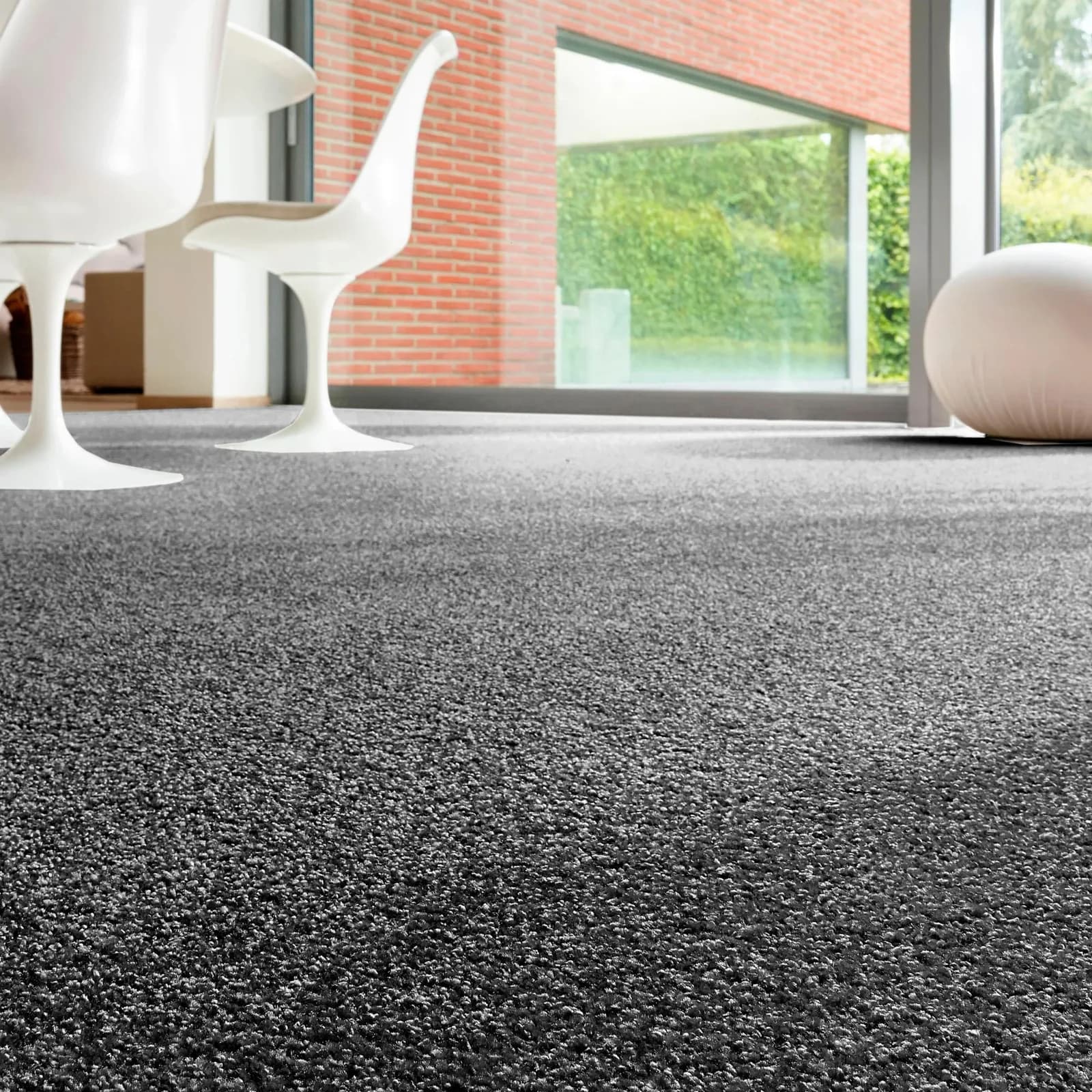ANDIAMO Teppichboden Rubinoy Schwarz Schlinge Luxusklasse LC2