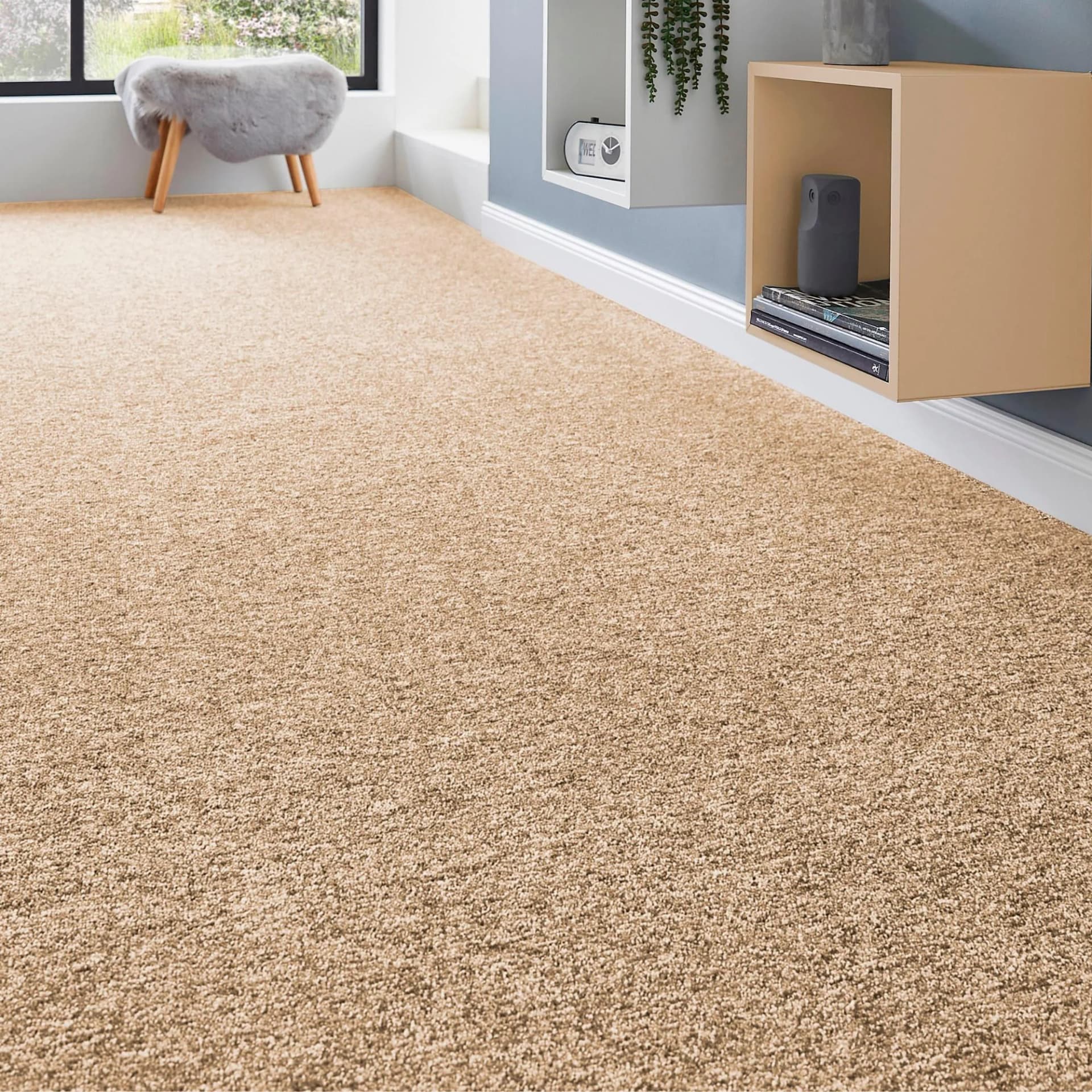 ANDIAMO Teppichboden Matz Schlinge Beige Kunstfaser