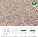 ANDIAMO Teppichboden Ines Beige Kräuselvelours 400x300 cm Bild 3