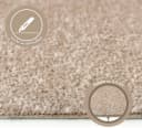 ANDIAMO Teppichboden Ines Beige Kräuselvelours 400x300 cm Bild 4
