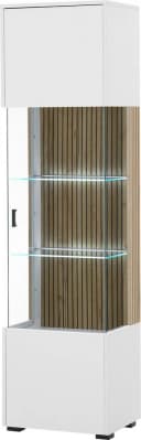 Vitrine INOSIGN Hudson Weiß Eiche Holzwerkstoff Bild 1