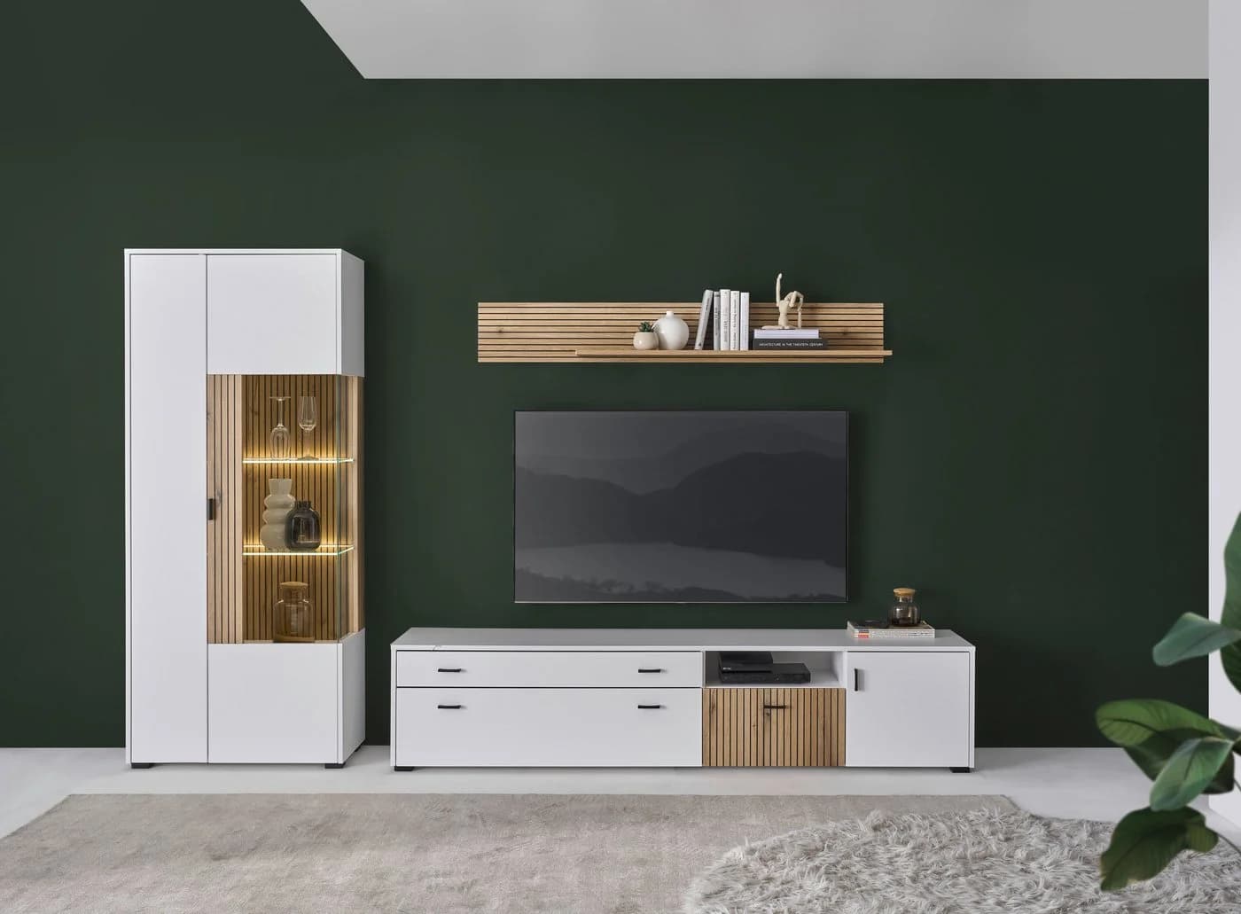 HOME AFFAIRE Wandboard Hudson Eiche Weiß Modern - Bild 5