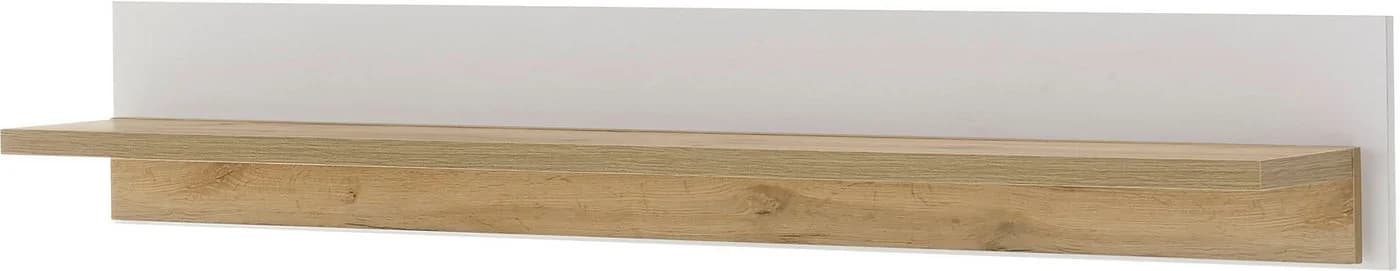 Home Affaire Wandboard LONG ISLAND Weiss Eiche LED