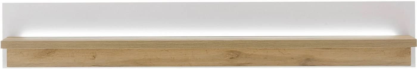 HOME AFFAIRE Wandboard LONG ISLAND Weiß Eiche mit LED-Beleuchtung - Bild 4